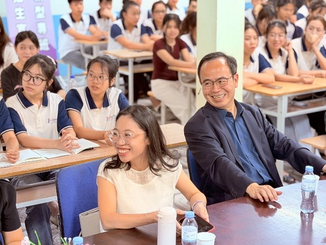 周德光校長率領國際招生團隊赴越南進行招生交流,積極拓展國際教育合作與國際生源。