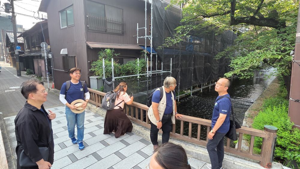 團隊走訪京都大小流域進行參訪學習