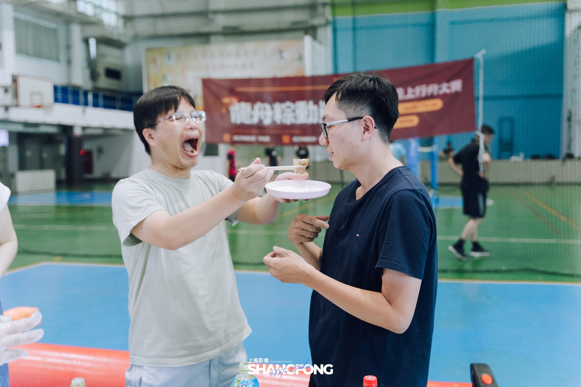 比賽的學生們