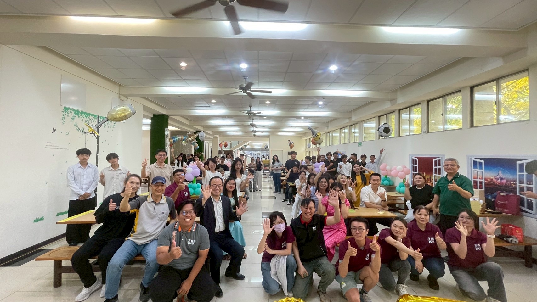 大仁科大國際學生迎新活動合影